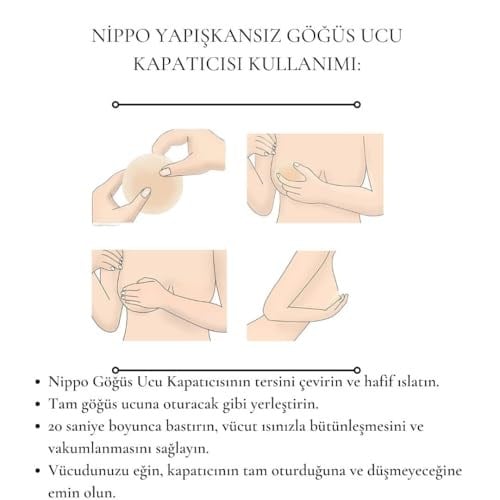 Nippo Vakumlu Yapışkansız Göğüs Ucu Kapatıcı