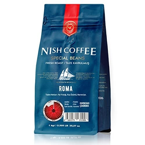 Nish Espresso Kahve Roma 1 Kg-Çekirdek