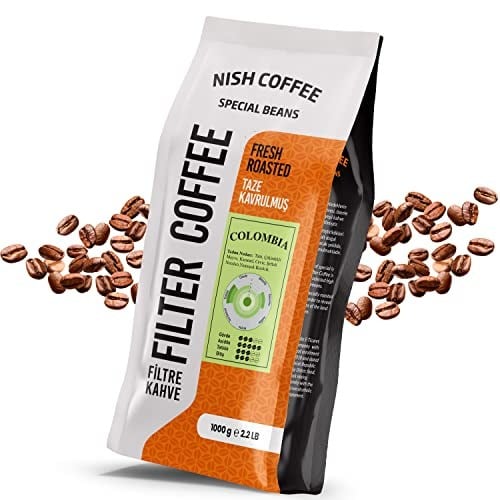 Nish Filtre Kahve Colombia 1 Kg-Öğütülmüş
