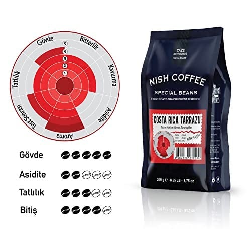 Nish Filtre Kahve Costa Rica Tarrazu 250 gr