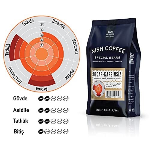 Nish Filtre Kahve Decaf-Kafeinsiz 250 gr