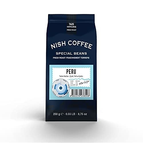 Nish Filtre Kahve Periu Ecoforest 250 gr-Çekirdek