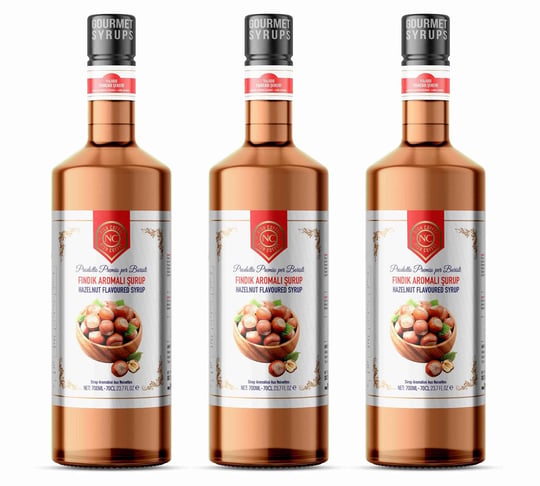 Nish Fındık Aromalı Şurup 3 x 700 ML - P