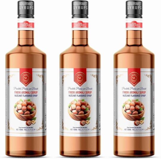 Nish Fındık Aromalı Şurup 3 x 700 ML - P