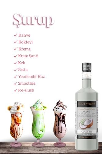 Nish Hindistan Cevizi Aromalı Şurup 700 ML - P