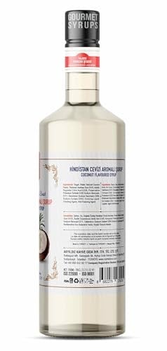 Nish Hindistan Cevizi Aromalı Şurup 700 ML - P