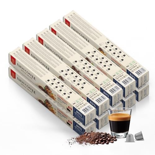 Nish Kahve Aromalı Kapsül Kahve 10lu Set 2xKaramel 2xVanilya 2xÇikolata 2xFındık 2xPortakal 100 Adet