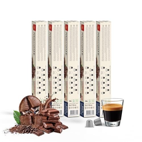 Nish Kahve Çikolata Aromalı Kapsül Kahve 5li Set 50 Adet