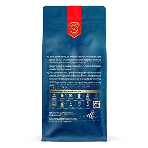 Nish Kahve Filtre Kahve Ethiopia 1 Kg-Öğütülmüş