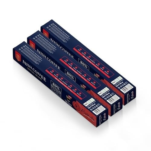 Nish Kahve Kapsül Kahve 10 Ristretto 3lü Set Nespresso Uyumlu 30 Adet