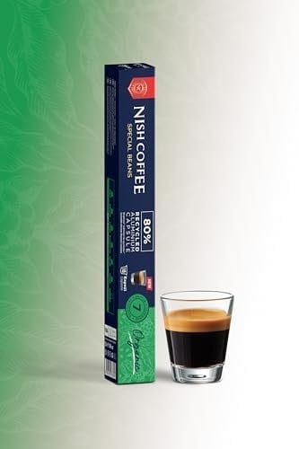 Nish Kahve Kapsül Kahve 8 Organic Nespresso Uyumlu 10 Adet