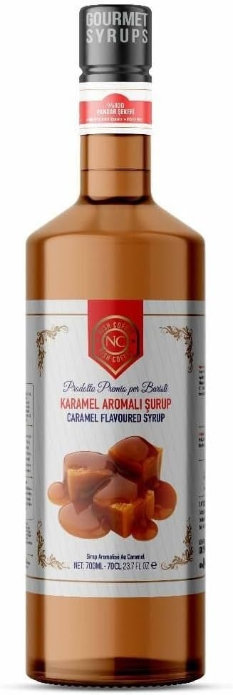 Nish Karamel Aromalı Şurup 700 ml