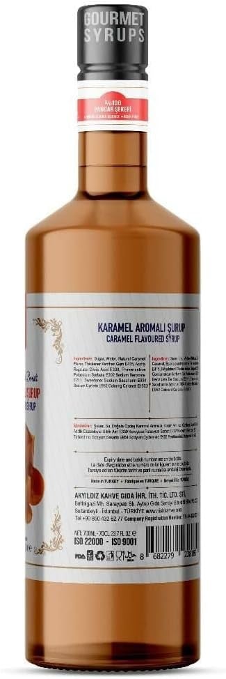 Nish Karamel Aromalı Şurup 700 ml