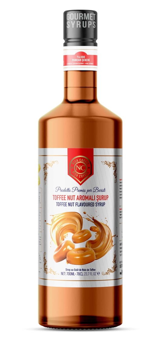 Nish Toffee Nut Aromalı Şurup 700 ML - P