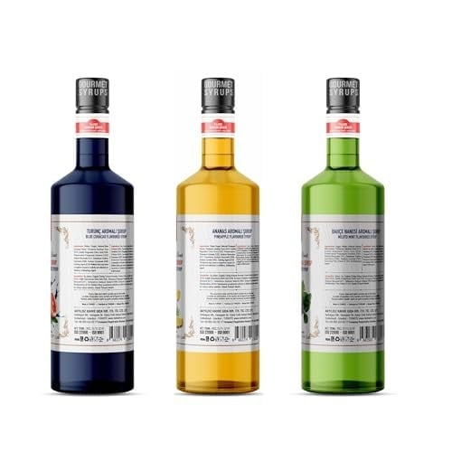 Nish Turunç Ananas Nane Aromalı Şurup 3 x 700 ML - P
