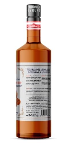 Nish Tuzlu Karamel Aromalı Şurup 700 ML - Cam Şişe
