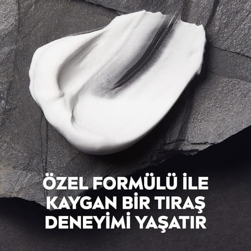 NIVEA MEN Erkek Deep Dimension Tıraş Köpüğü 200 ml, Kusursuz Tıraş,Aktif Karbon, Kaygan Tıraş Deneyimi