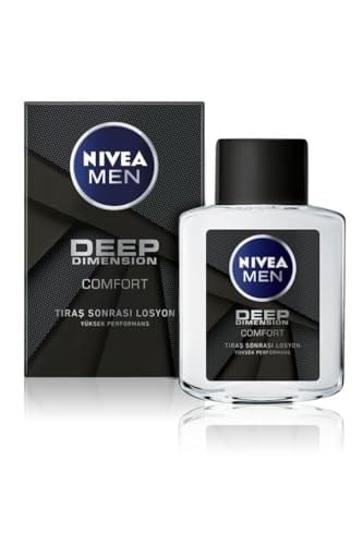 NIVEA MEN Erkek Deep Dimension Tıraş Seti, Tıraş Köpüğü 200ml ve Tıraş Sonrası Losyon 100ml, Kaygan Tıraş