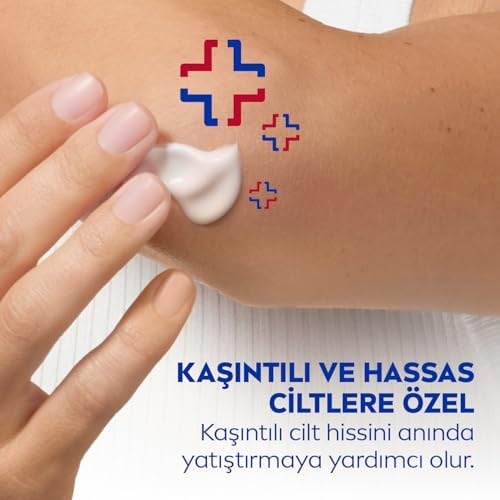 NIVEA Yoğun Nemlendirici Repair & Care Vücut Losyonu 400ml, 72 Saat Nemlendirime, Kaşıntılı ve Hassas Ciltlere Özel, Onarıcı, Gliserin,Pro Vitamin B5,Niasinamid,Kuru Ciltler