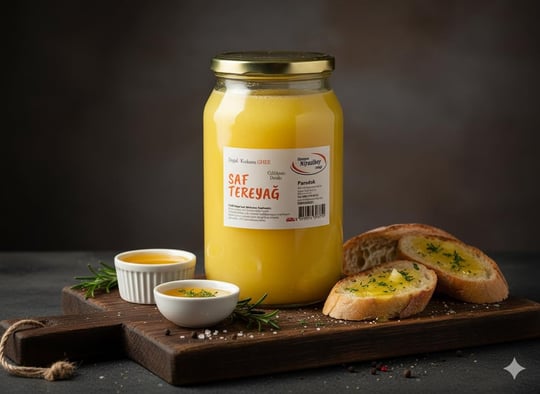 Niyazibey Ciftliği GHEE (Sadeyağ), Saf Tereyağ 950 GR, doğal, katkısız köy tereyağından üretim.