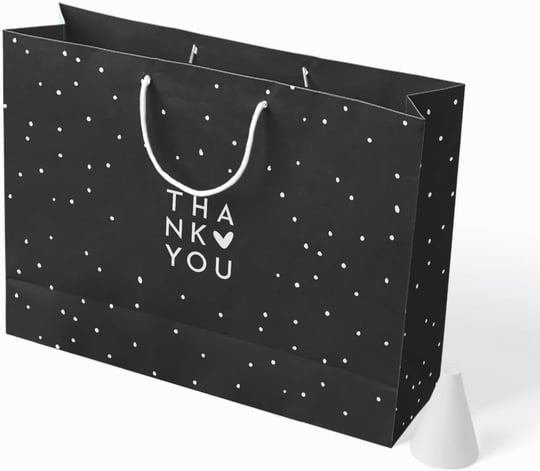 No1 25li Modern Seri Kraft Çanta Siyah 40x30x12 cm