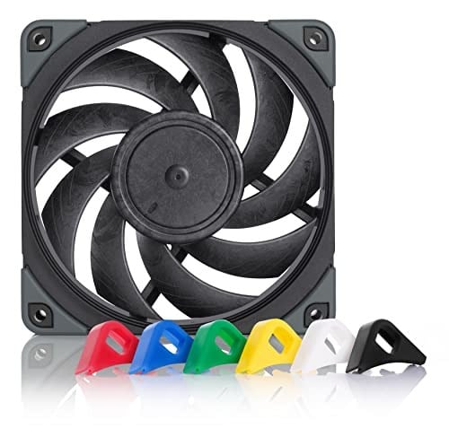 Noctua NF-A12x25 PWM chromax.black.swap, sessiz birinci sınıf fan, 4 pinli (120 mm, siyah)
