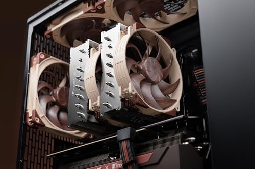 Noctua NH-D15 G2 HBC, Çift Kuleli İşlemci Soğutucusu, Intel LGA1700 Için Özelleştirilmiş Yüksek Taban Dışbükeyliği İçeren Versiyon (Kahverengi)