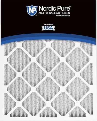 Nordic Pure Merv 12 Bel Pileli Pantolon Klima Fırın Filtresi, Kutu 6, 16x16x1M12-6