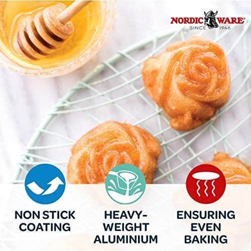 Nordic Ware Platinum Rosebud Baking Pan