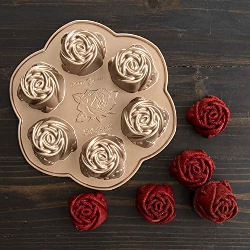 Nordic Ware Platinum Rosebud Baking Pan