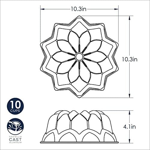 Nordic Ware Yıldız Motifli Fırın Kalıbı, Nw Fırın Kalıpları