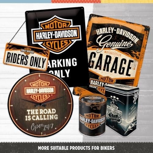 Nostalgic-Art 30703 Harley-Davidson – Orijinal, saklama kabı düz