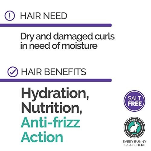 NOVEX MY CURLS - Bukle Belirginleştirici, 7 çeşit Nutri Yağ ve Kızılcık İçeren Saç Maskesi 400g (876120002619)