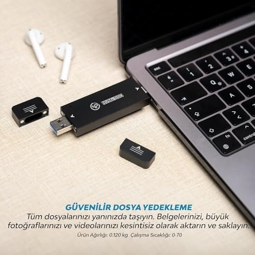 NPO DK01 NVMe M.2 1000/900Mb/s USB-A/Type-C Kablosuz Taşınabilir Harici SSD (GB, 0)