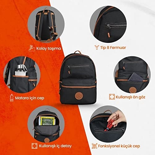 NPO nJoy 16 Unisex Notebook & Günlük Sırt Çantası
