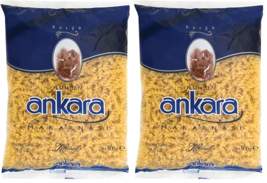 Nuhun Ankara Makarnası Burgu 500 g 2li paket