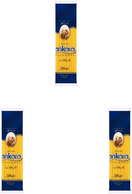 Nuhun Ankara Makarnası Spagetti 500 g 3lü paket
