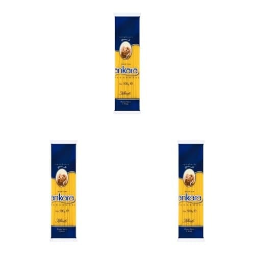 Nuhun Ankara Makarnası Spagetti 500 g 3lü paket