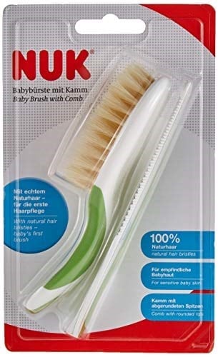 Nuk Na 256236-C Kıl Fırça Ve Tarak Bebek Seti, Yeşil - Seçenekler: 1 Stück (1er Pack), Nosz