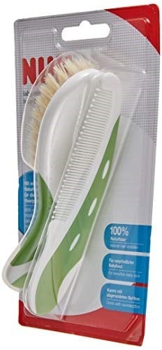 Nuk Na 256236-C Kıl Fırça Ve Tarak Bebek Seti, Yeşil - Seçenekler: 1 Stück (1er Pack), Nosz
