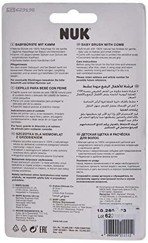 Nuk Na 256236-C Kıl Fırça Ve Tarak Bebek Seti, Yeşil - Seçenekler: 1 Stück (1er Pack), Nosz