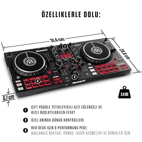 Numark Mixtrack Pro FX 2 Deck DJ Controller