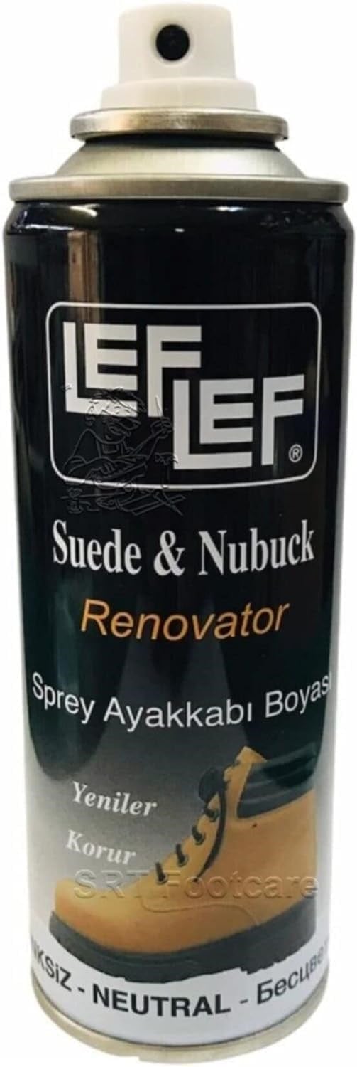Nuri LefLef Süet Nubuk Ayakkabı Boyası Yenileyici Koruyucu Sprey (200 ml)