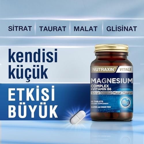 Nutraxin Magnesium Complex Gıda Takviyesi, 60 Tablet