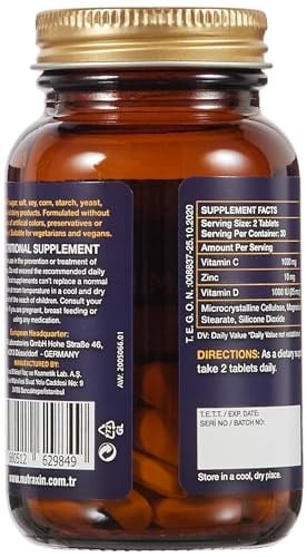 Nutraxin Vitamin Max C-D-Zinc 60 Tablet