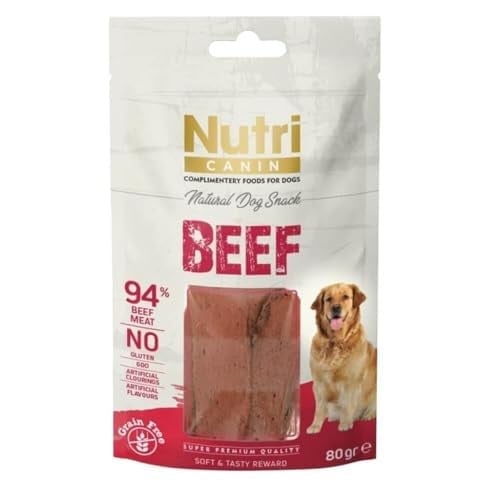 Nutri Canin Sığır Etli Tahılsız Köpek Ödül Maması 80gr
