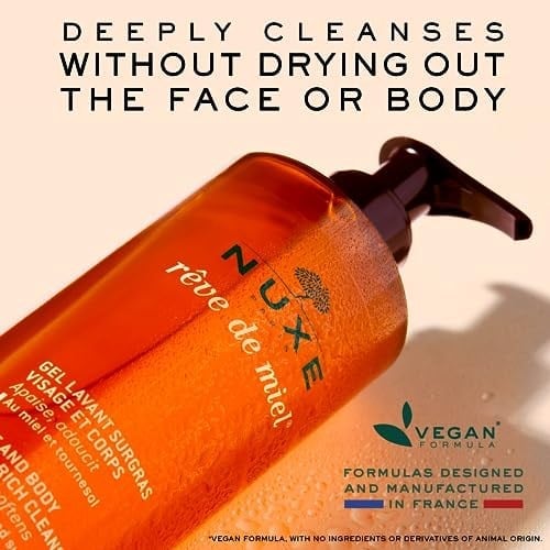 Nuxe Reve De Miel Face And Body Cleansing Gel 400ml