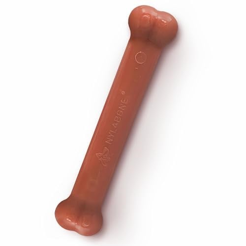Nylabone Extreme, köpekler için çiğneme ve diş oyuncağı, köpek kemikleri, agresif/güçlü çiğneme, pastırma tadı, 23 kga kadar büyük köpekler için - Seçenekler: große, küçük