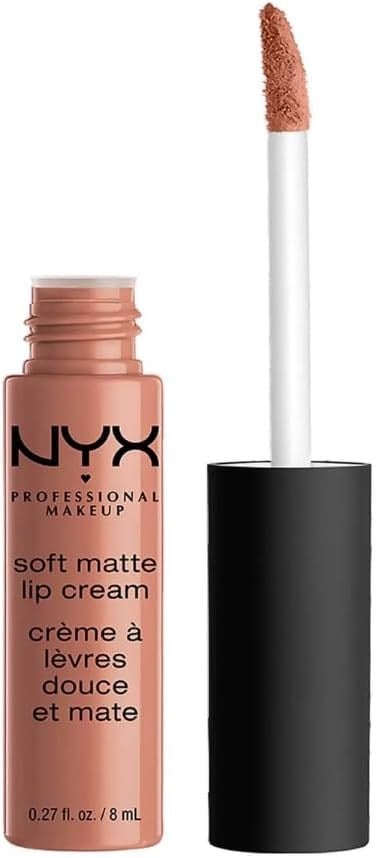 NYX PROFESSIONAL MAKEUP Yumuşak Mat Dudak Kremi, Hafif Sıvı Ruj - Abu Dabi (Derin Gül Beji)