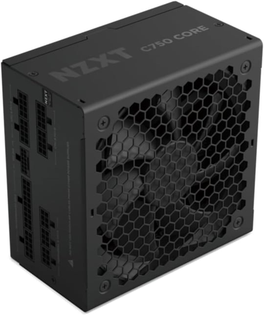 NZXT C750 Altın Çekirdek - 750W ATX 3.1 Güç Kaynağı - 80 PLUS Altın - Cybenetics Platinum - Tamamen Modüler - PCIe 5.1 300 W 12 V-2x6 - Sıfır RPM Fan - 10°C Kondansatörler - Siyah